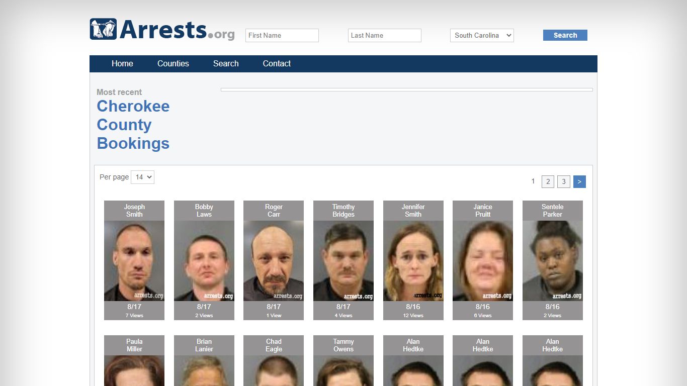 Cherokee County Arrests and Inmate Search